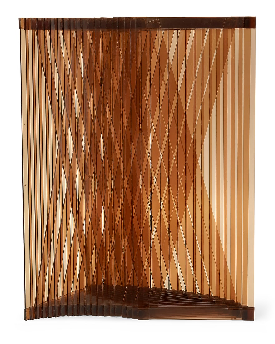 De Wain Valentine (1936-2022), "Open Diamond Rotated Double Diagonal," 1983 (1 of 9)