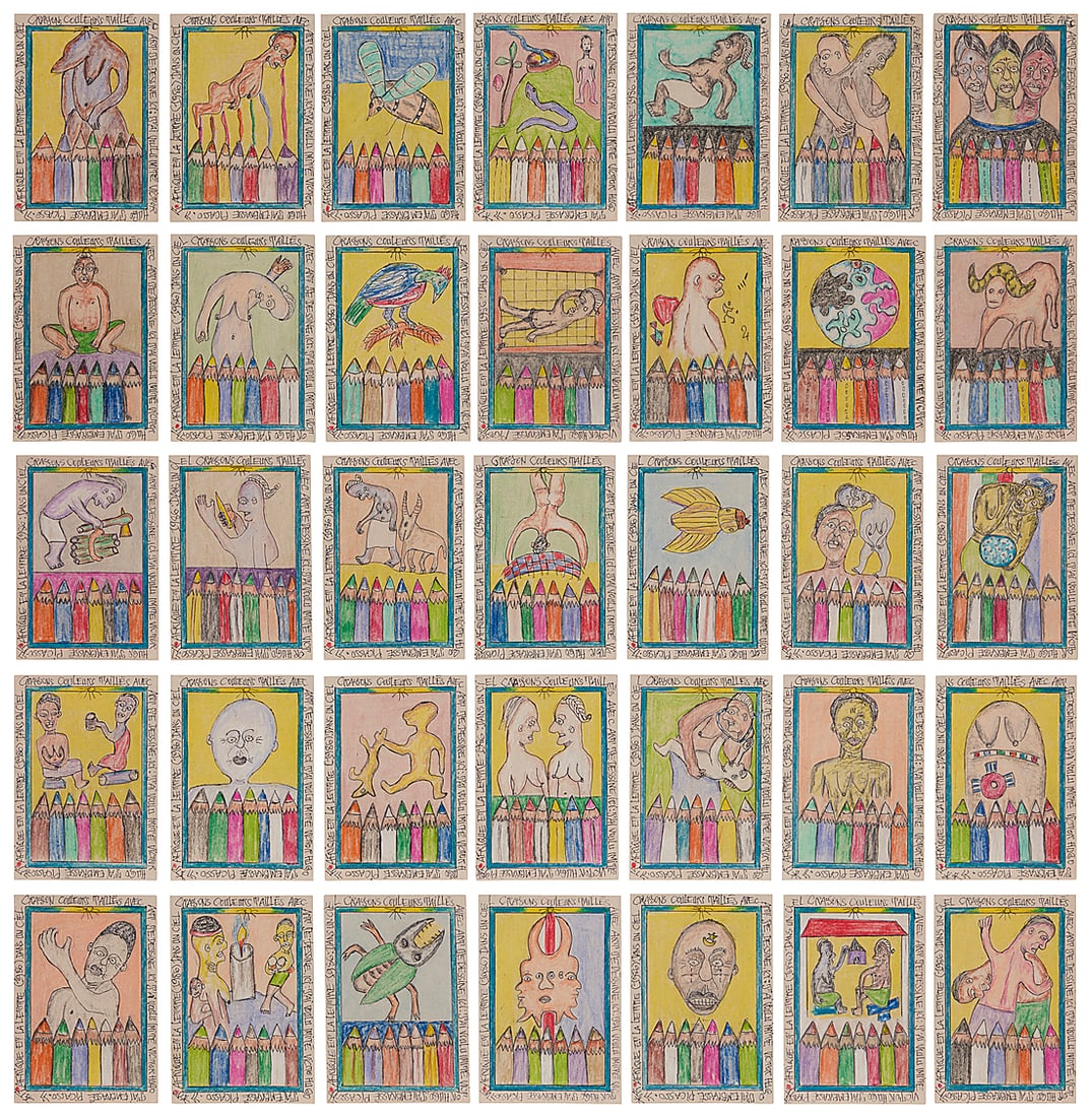 Frédéric Bruly Bouabre (1923-2014), "Afrique et la lettre (1986)," 2006 (1 of 3)