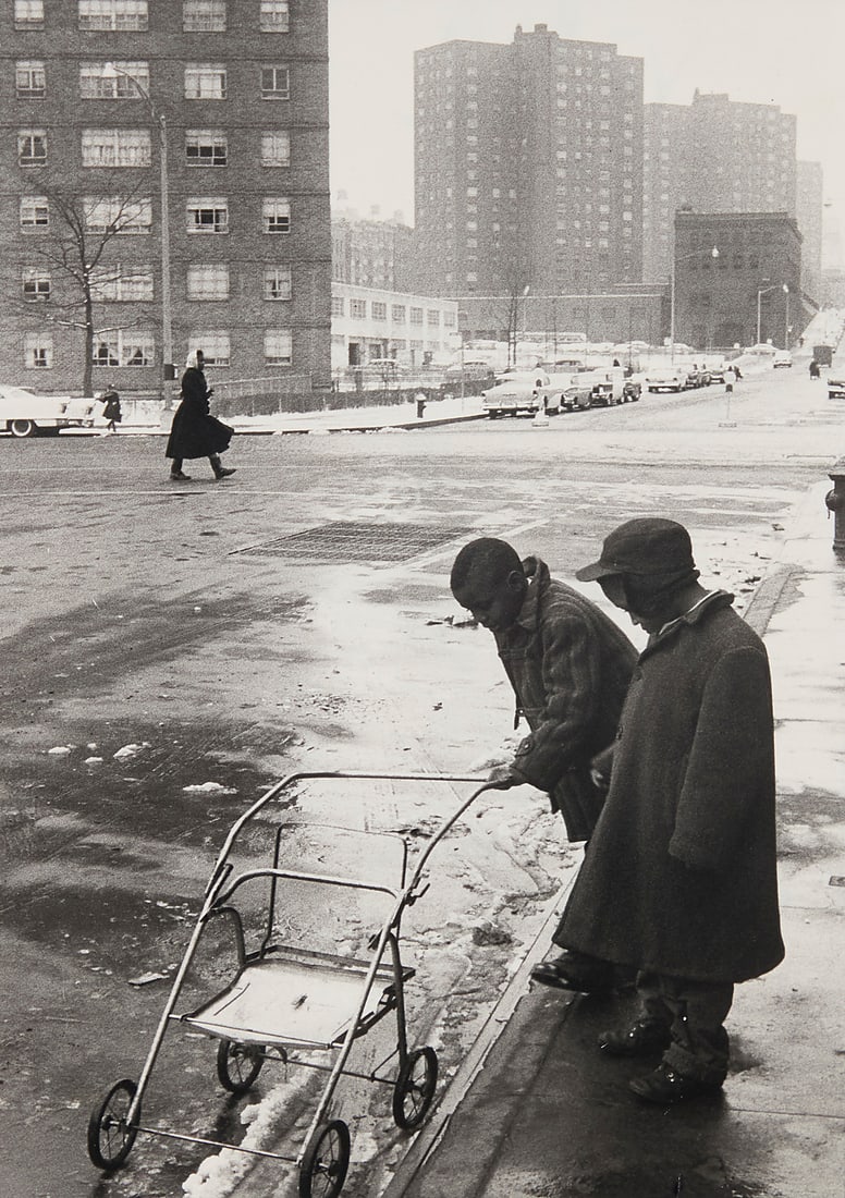 Henri Cartier-Bresson (1908-2004), "East Harlem, New York," from "The American Scene" series, 1965 (1 of 7)