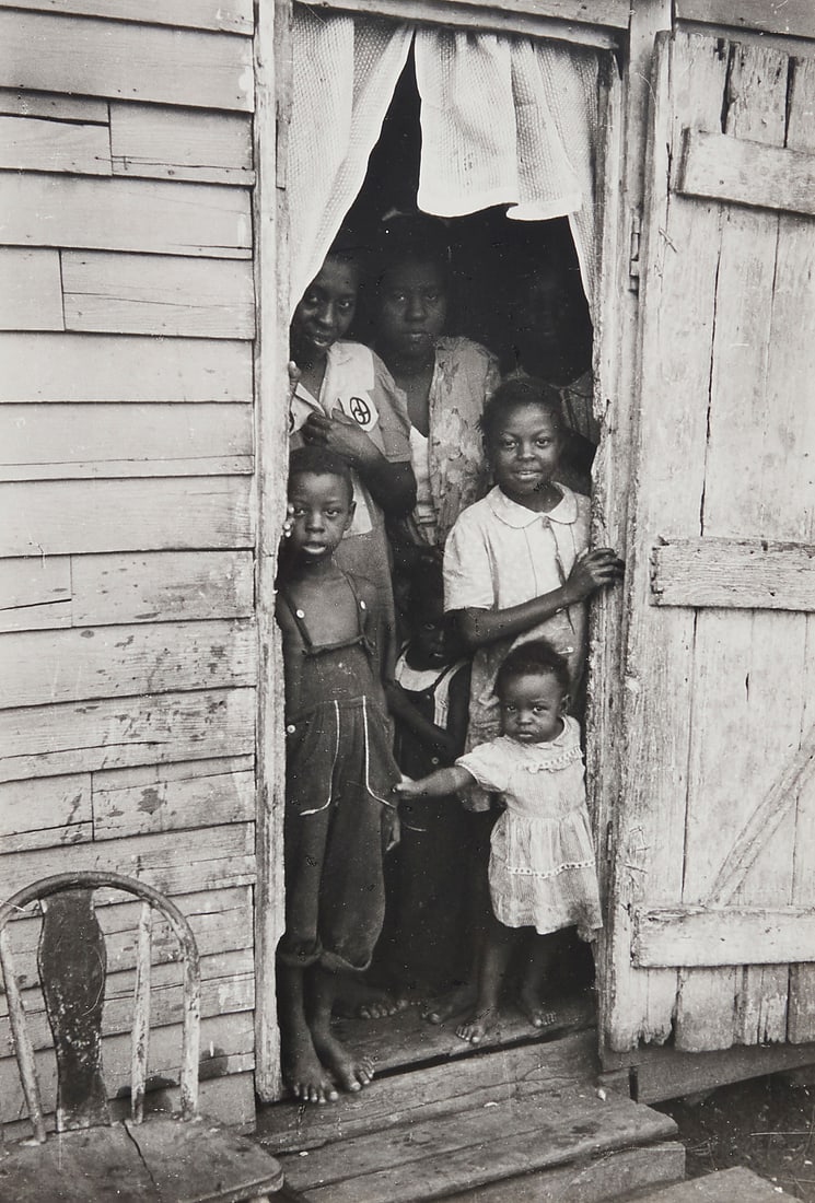 Henri Cartier-Bresson (1908-2004), Untitled (family in doorway) New Orleans, circa 1965 (1 of 6)