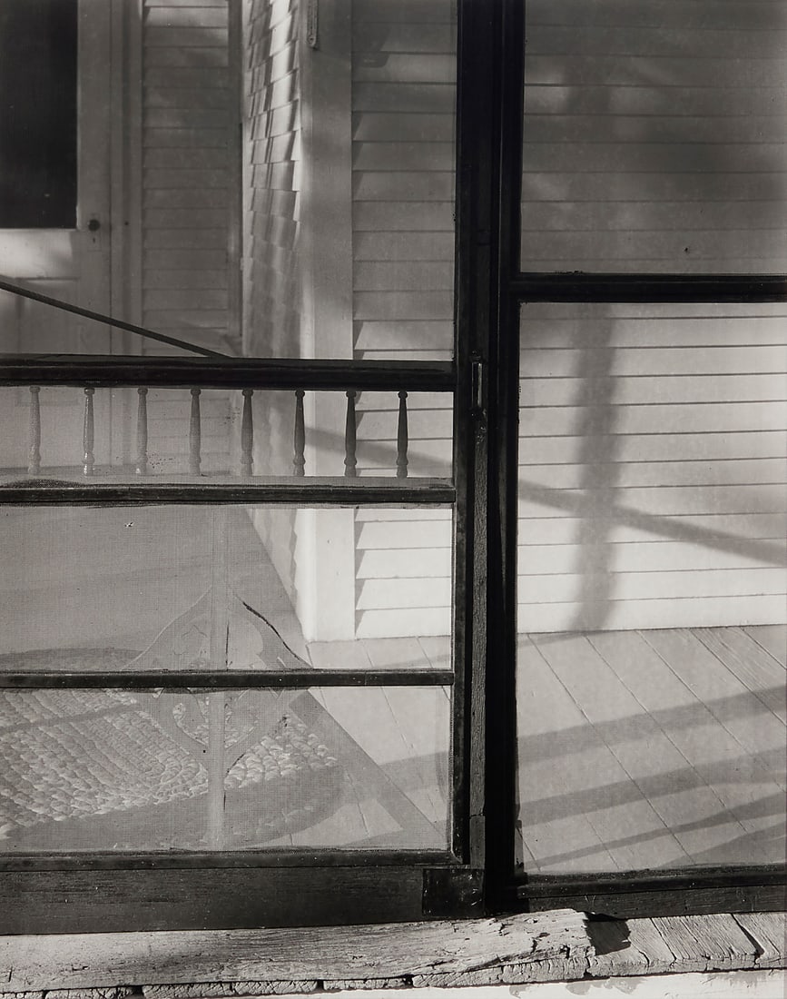John Szarkowski (1925-2007), "Screen Door, Hudson, Wisconsin," 1950: John Szarkowski (1925-2007) "Screen Door, Hudson, Wisconsin," 1950 Gelatin silver print on paper From the edition of unknown size; possibly printed in 2005 Signed, titled, and dated in pencil, verso:
