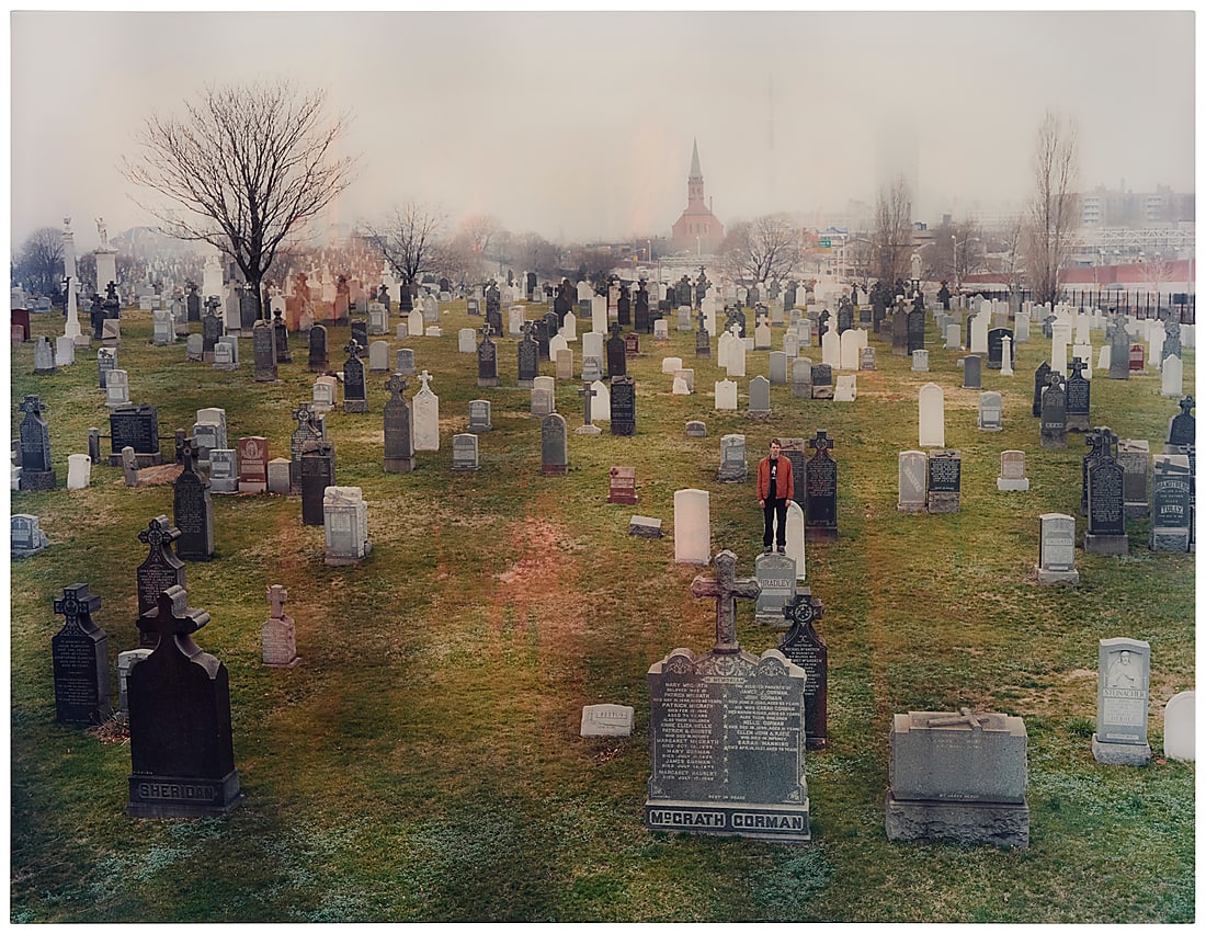 Slater Bradley (b. 1975), "Nobody Sings on All Souls’ Day," 2001-2002: Slater Bradley (b. 1975) "Nobody Sings on All Souls’ Day," 2001-2002 C-Print mounted to aluminum From the edition of unknown size Appears unsigned 48.75" H x 63.125" W
