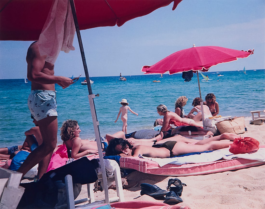Eric Fischl (b. 1948), "St. Tropez," 1984: Eric Fischl (b. 1948) "St. Tropez," 1984 Dye transfer color print on paper Edition: 3/35; published in 1990 Signed and numbered in pencil, and with the artist's copyright and date stamp, all verso: Er