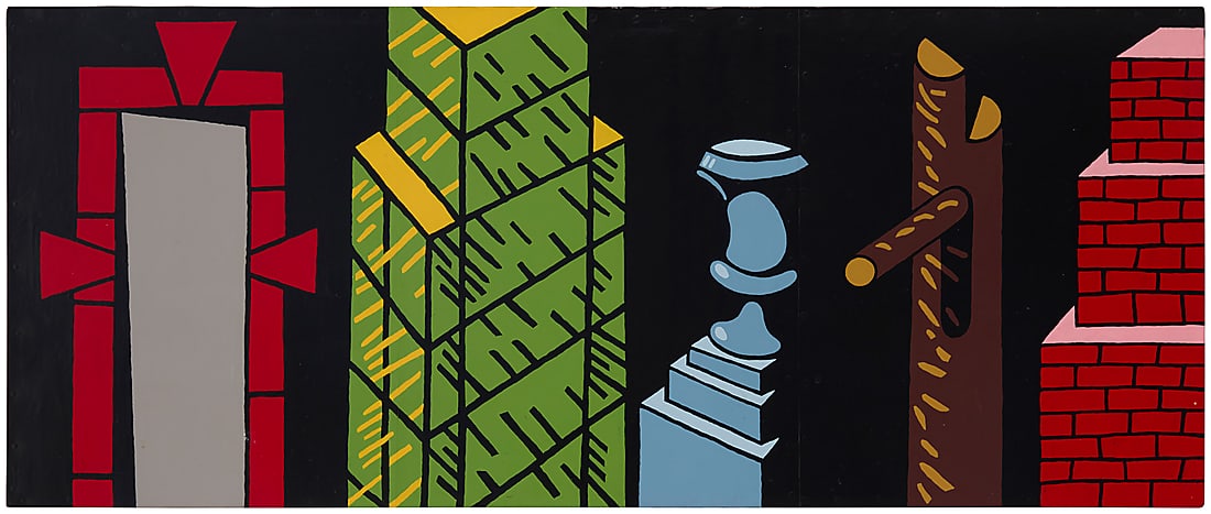 Joe Clower (b. 1937), Untitled (Architectural), 1983 (1 of 5)