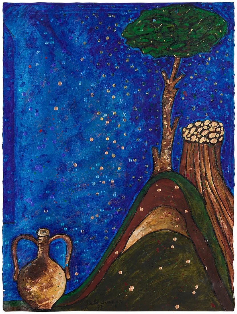 Italo Scanga (1932-2001), "Tree on a Mountain," 1993 (1 of 8)