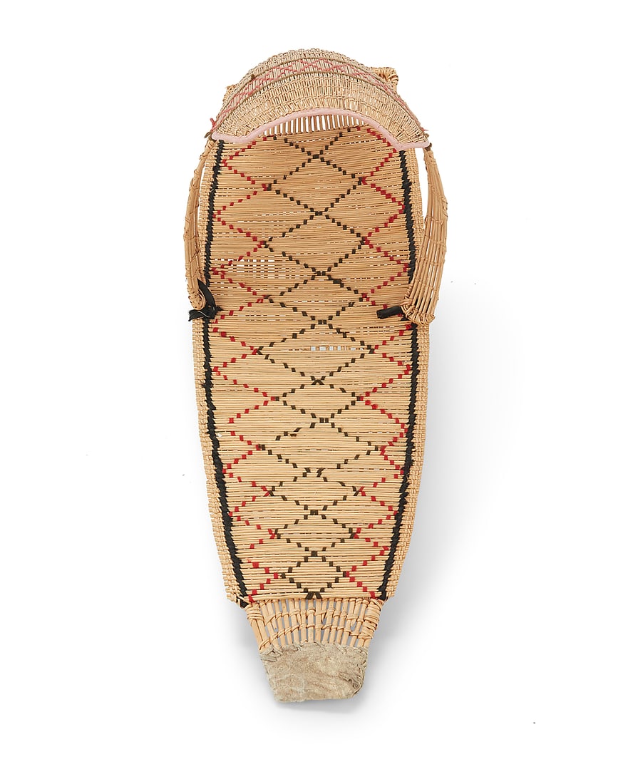 Three Paiute basketry cradleboards - 3