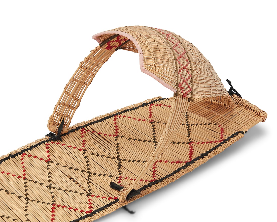 Three Paiute basketry cradleboards - 5