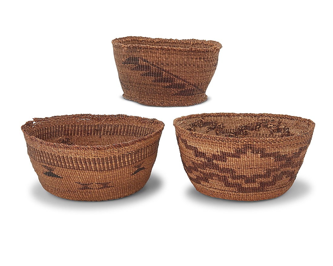 Three Klamath baskets (1 of 8)