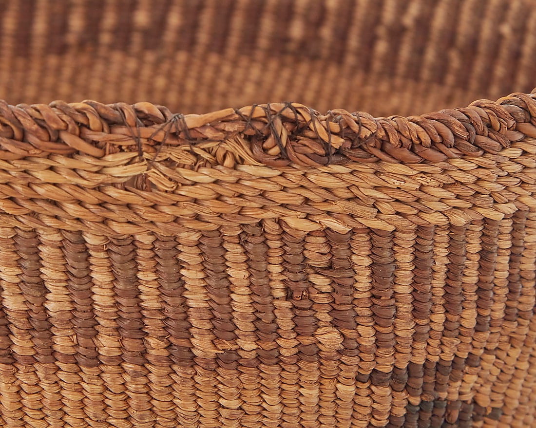 Three Klamath baskets - 7