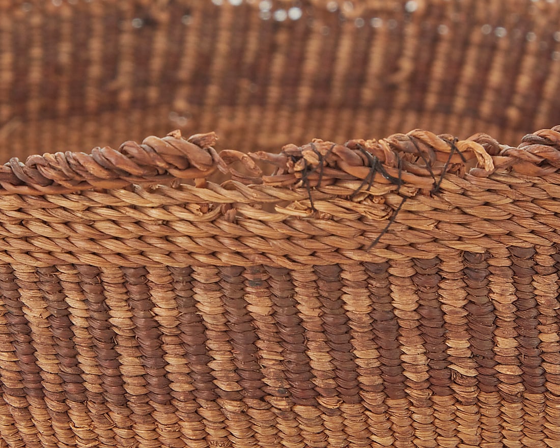 Three Klamath baskets - 8