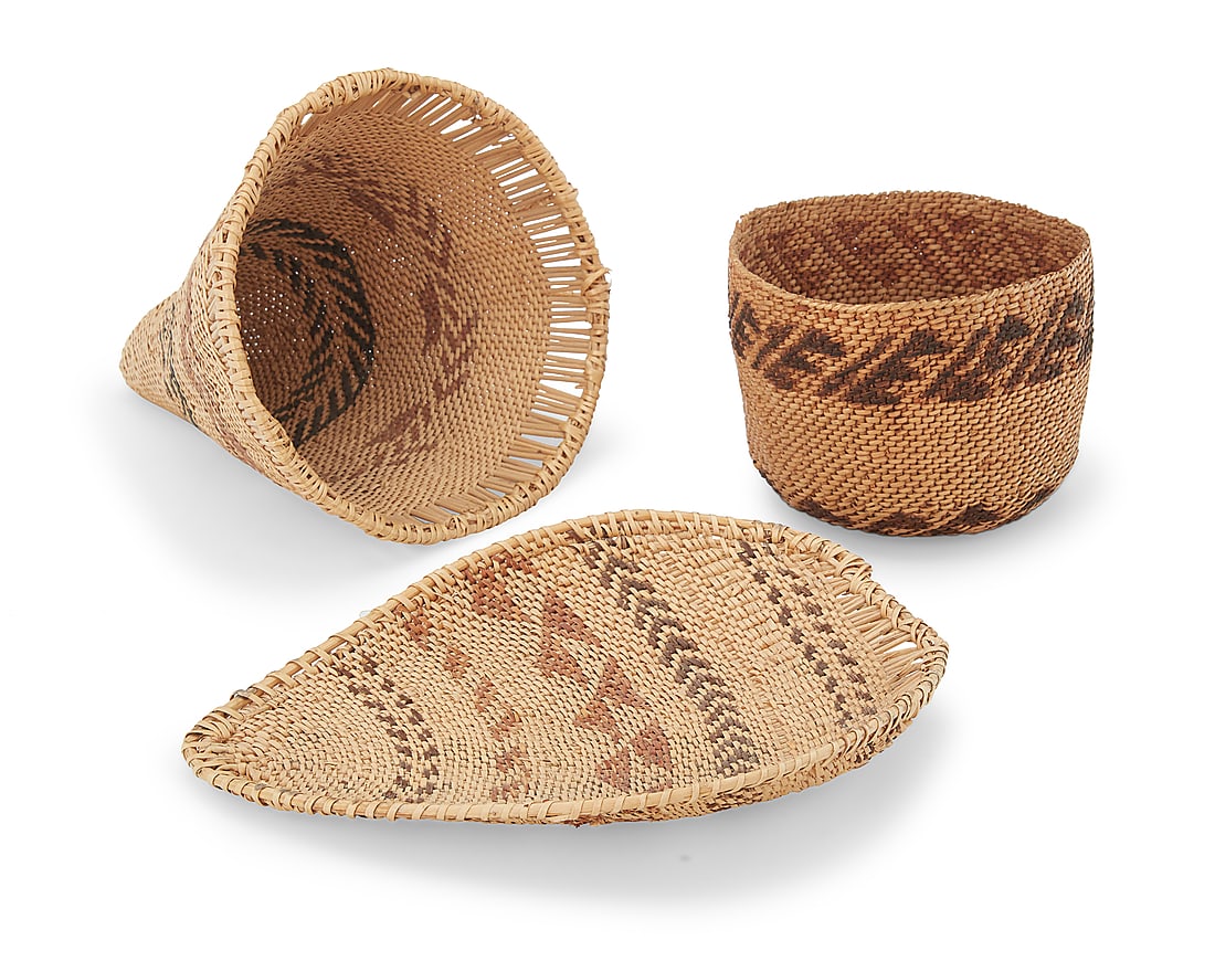 Three Great Basin basketry items (1 of 5)