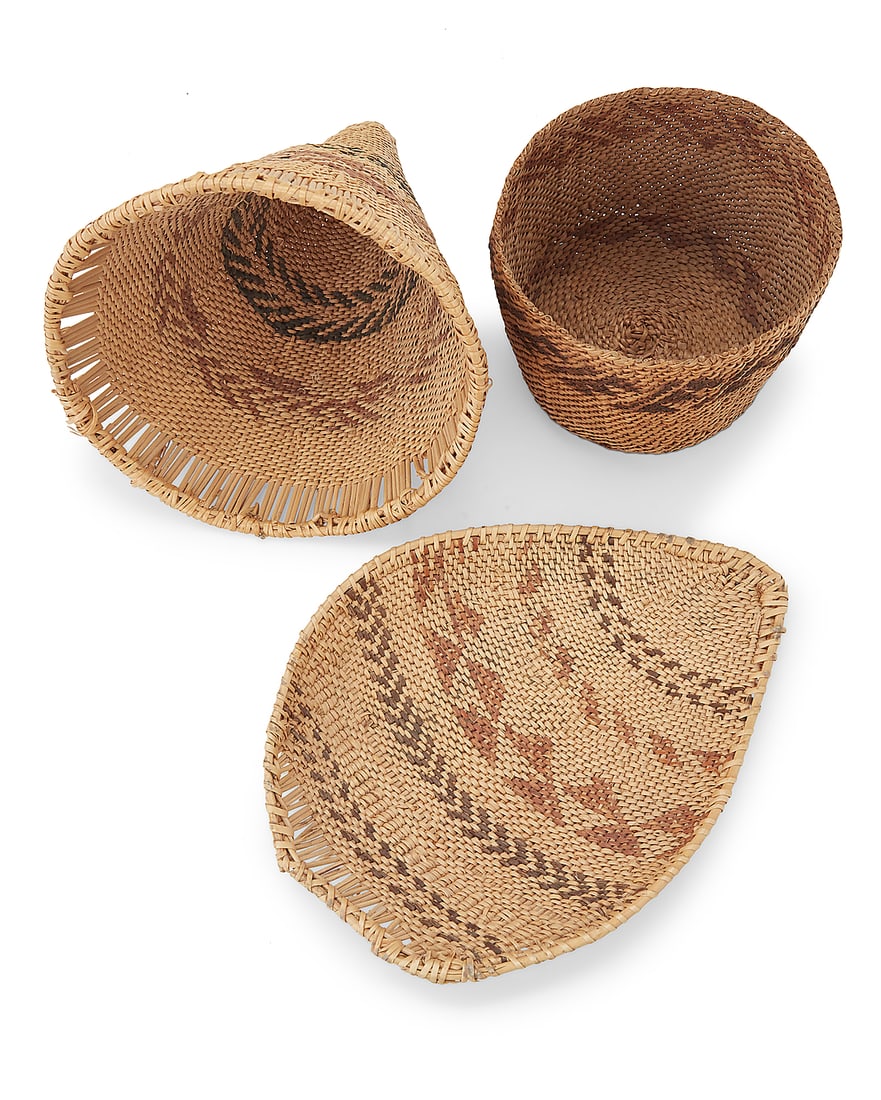 Three Great Basin basketry items - 2