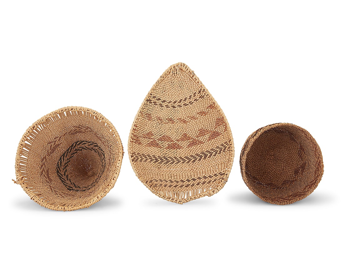 Three Great Basin basketry items - 3
