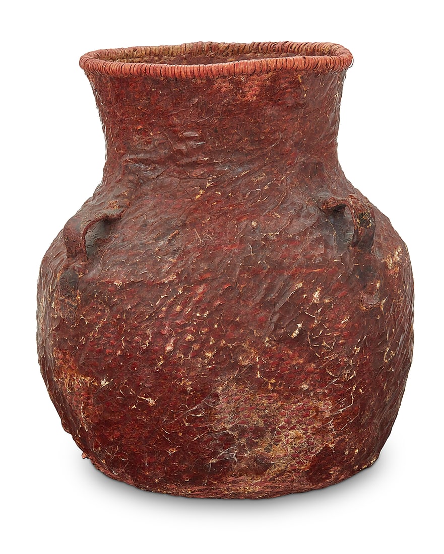 An Apache basketry water vessel (1 of 4)