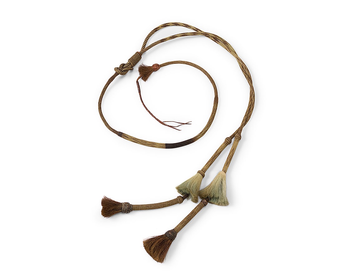 A set of Yuma Prison horsehair reins (1 of 3)