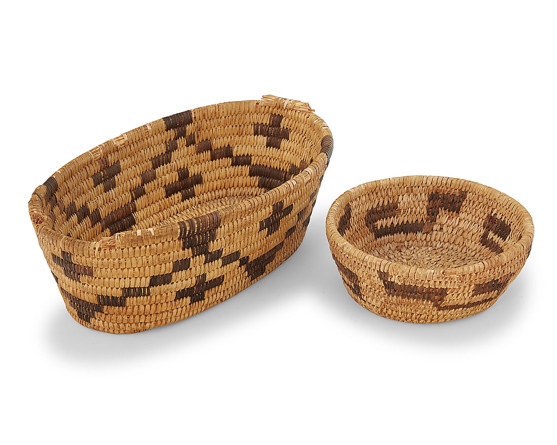 Two Papago baskets - 2