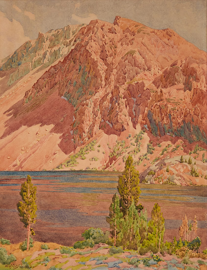 Gunnar Widforss (1879-1934), "Ellery Lake and Spurs of Mt. Dana," 1926 (1 of 8)