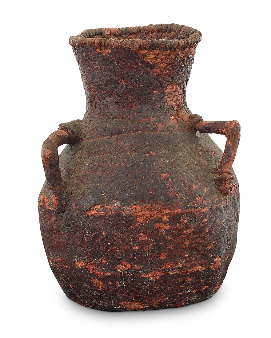 An Apache basketry water vessel (1 of 4)