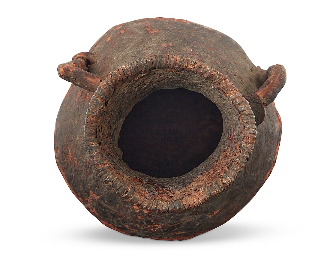 An Apache basketry water vessel - 3