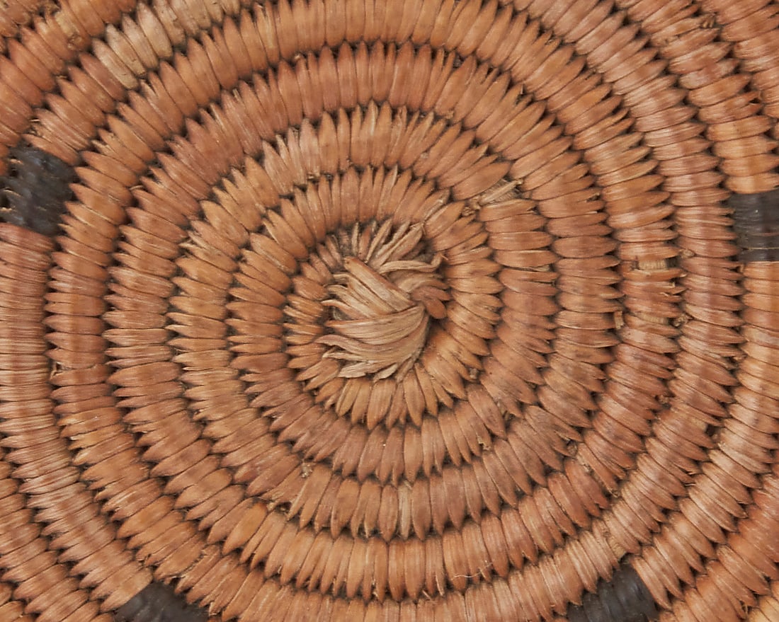 A Pomo beaded gift basket - 6