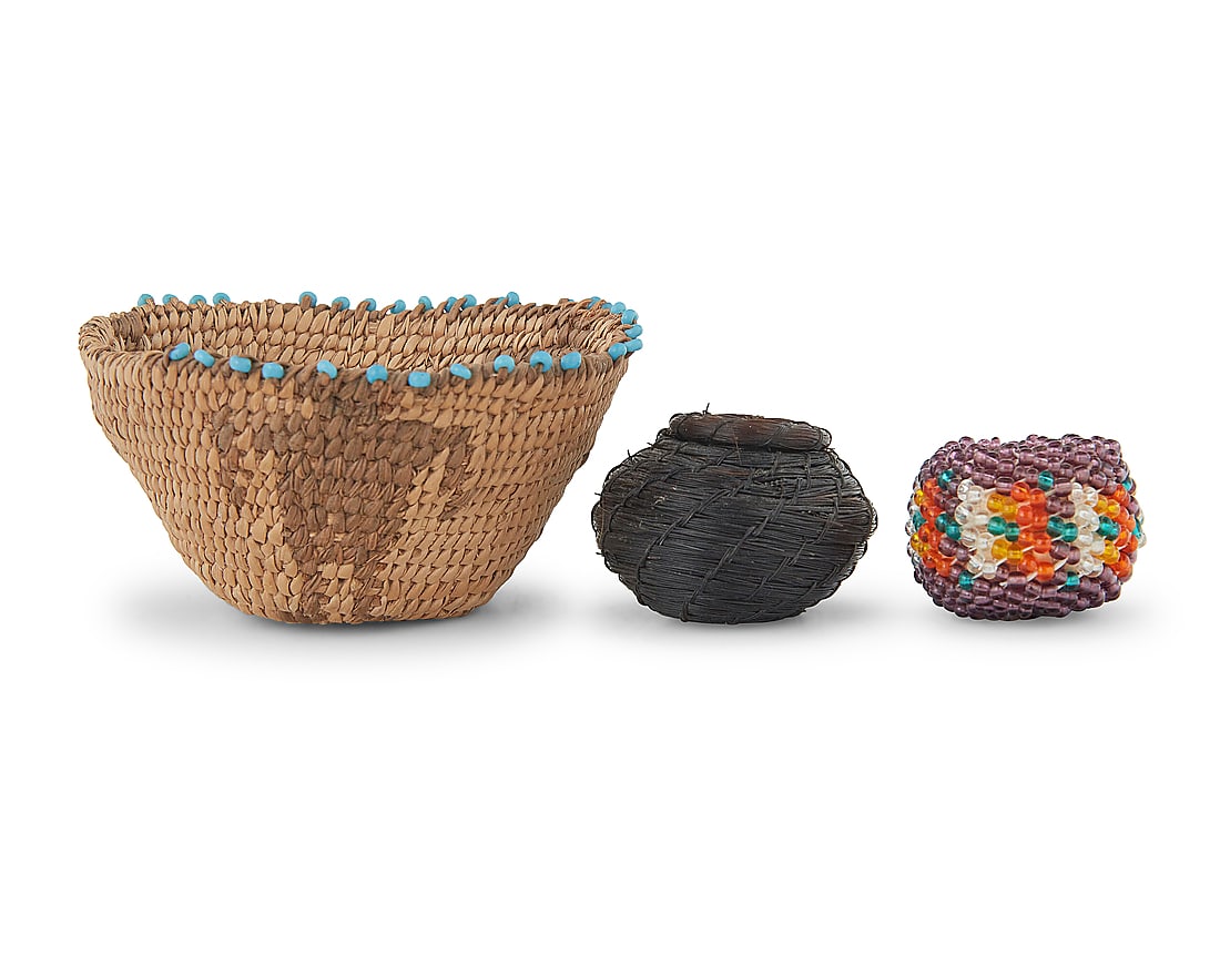 Three miniature Western baskets (1 of 4)