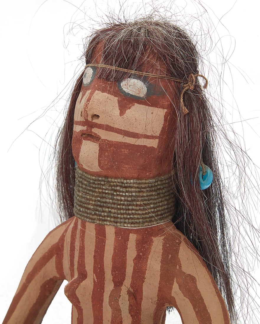 Two Mojave pottery dolls - 3