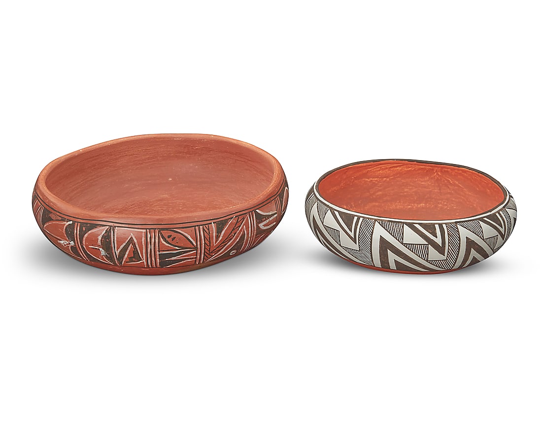 Two Pueblo pottery bowls (1 of 7)