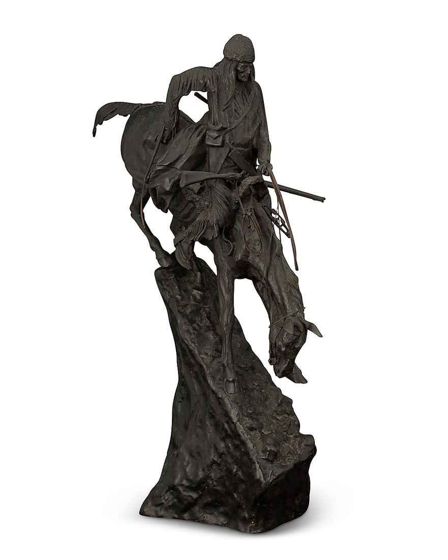 After Frederic Remington (1861-1909), "Mountain Man," modeled 1903 (1 of 5)