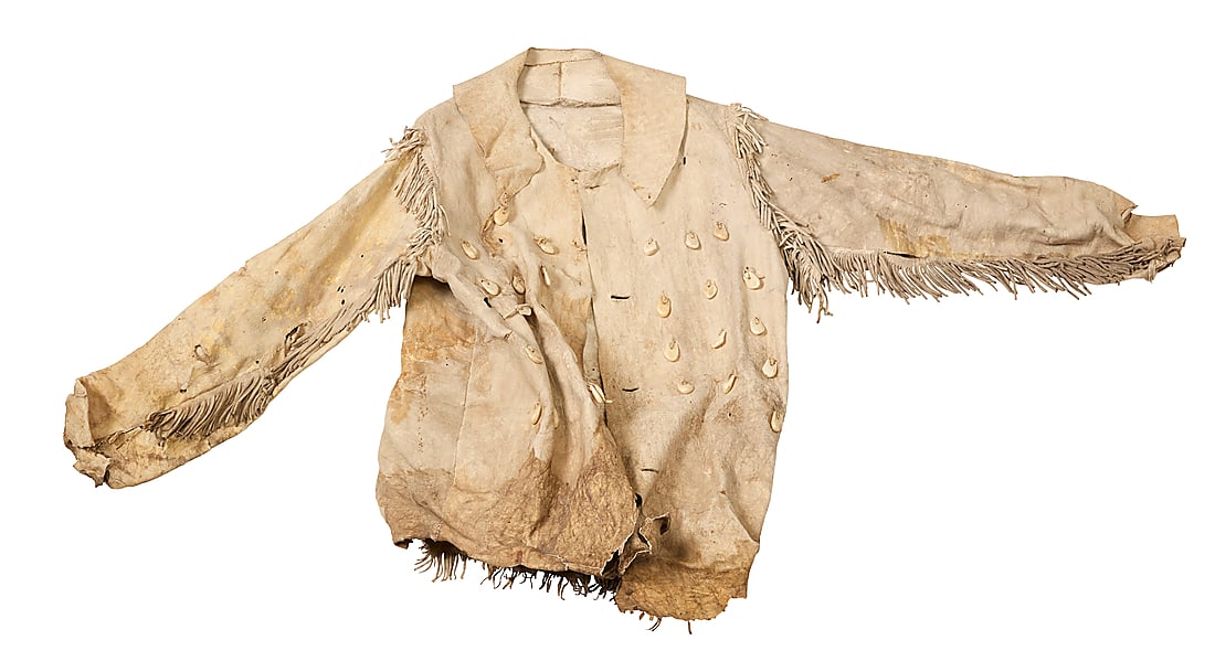 A Plateau/Plains style fringed hide coat (1 of 5)