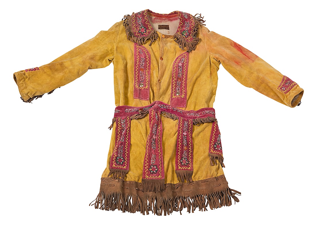 An Eastern Woodlands style beaded velvet jacket (1 of 2)