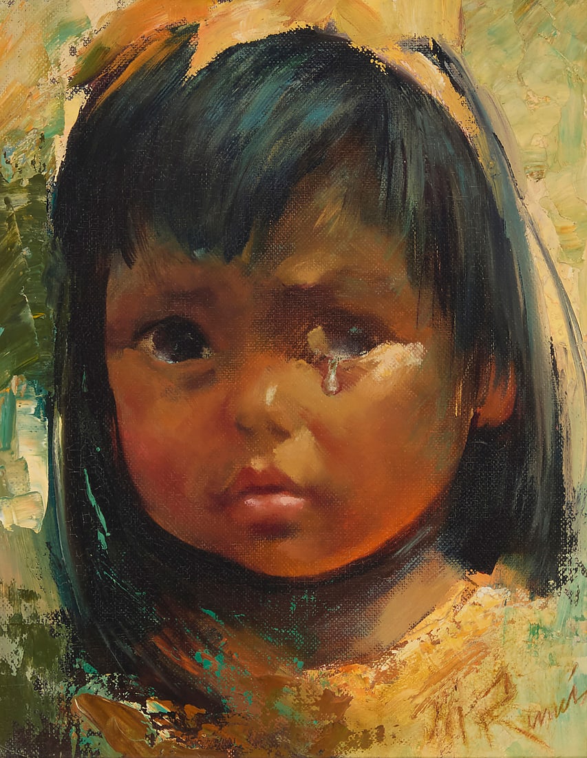 Maxine Runci (1915-1977), Portrait of a child (1 of 7)