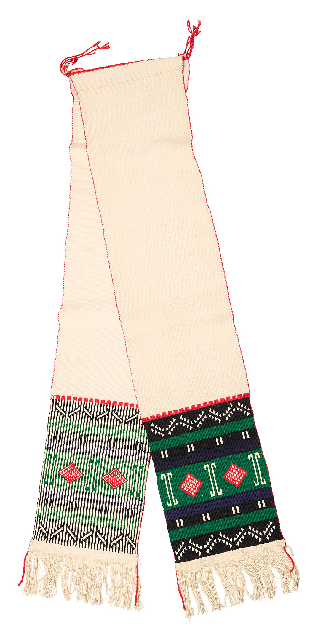 A Hopi Pueblo woven dance sash (1 of 3)