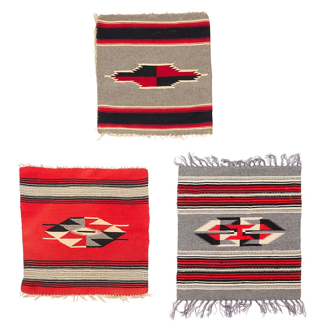 Three Chimayo table textiles (1 of 5)