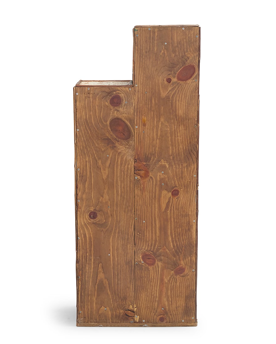 A rustic birch bark cabinet - 8