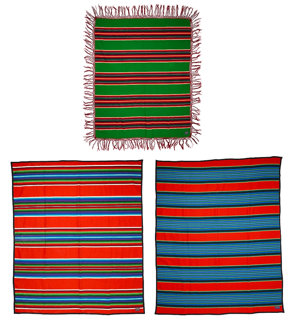 Three Pendleton wool blankets (1 of 13)