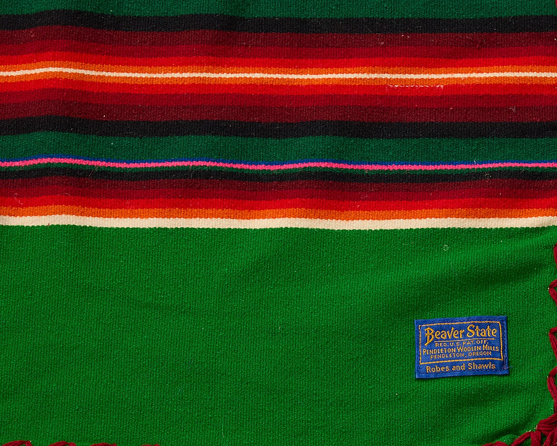 Three Pendleton wool blankets - 4