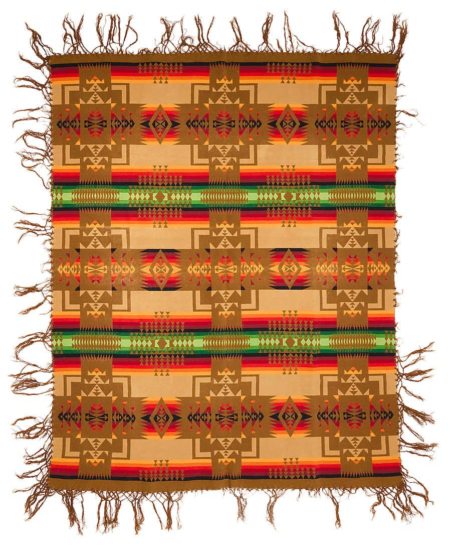 Three Pendelton wool blankets - 9