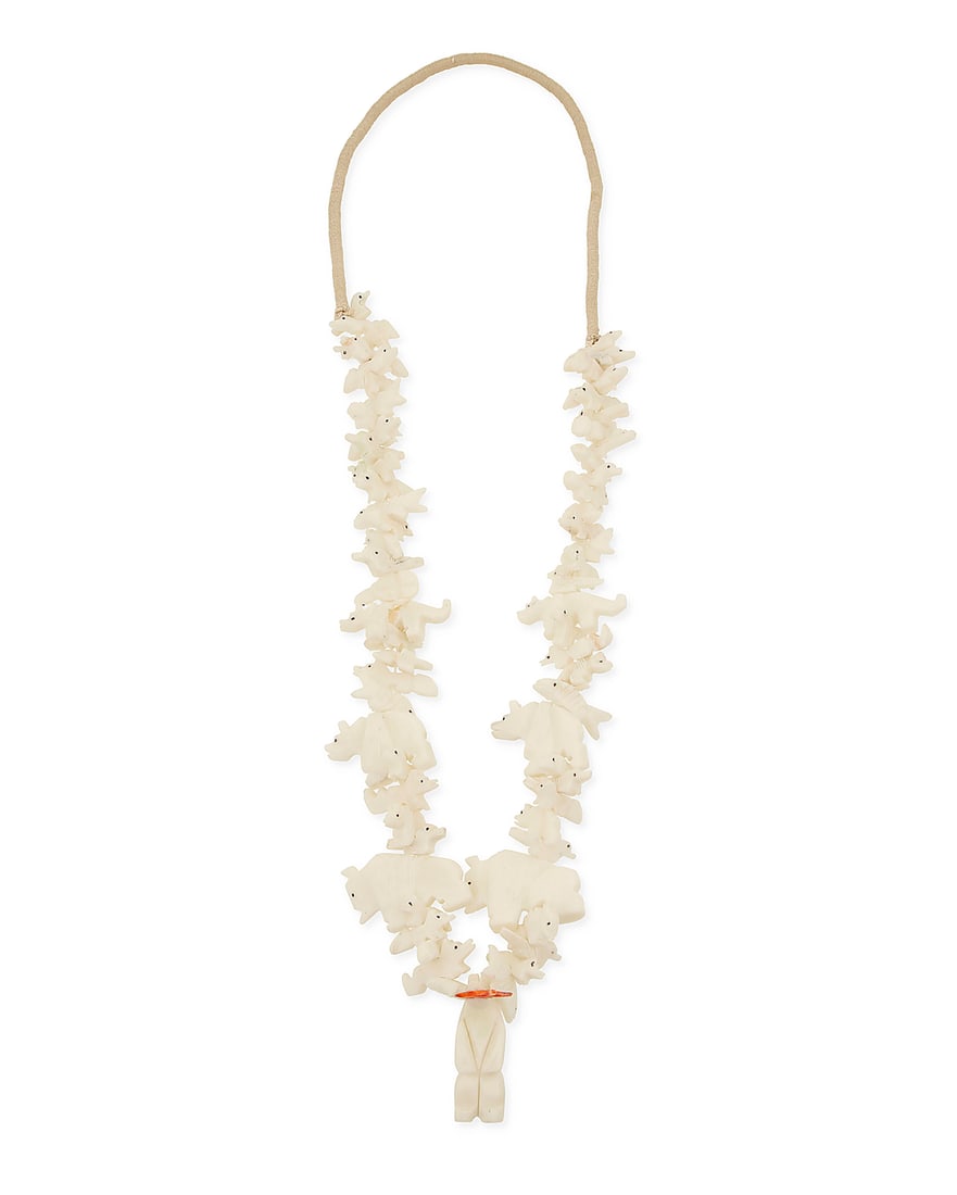 A Zuni Pueblo style carved fetish necklace (1 of 3)