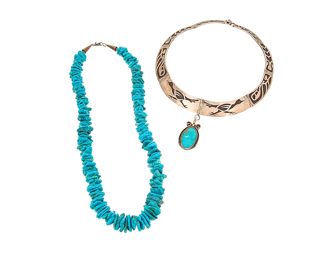 Two Southwest style necklaces (1 of 2)