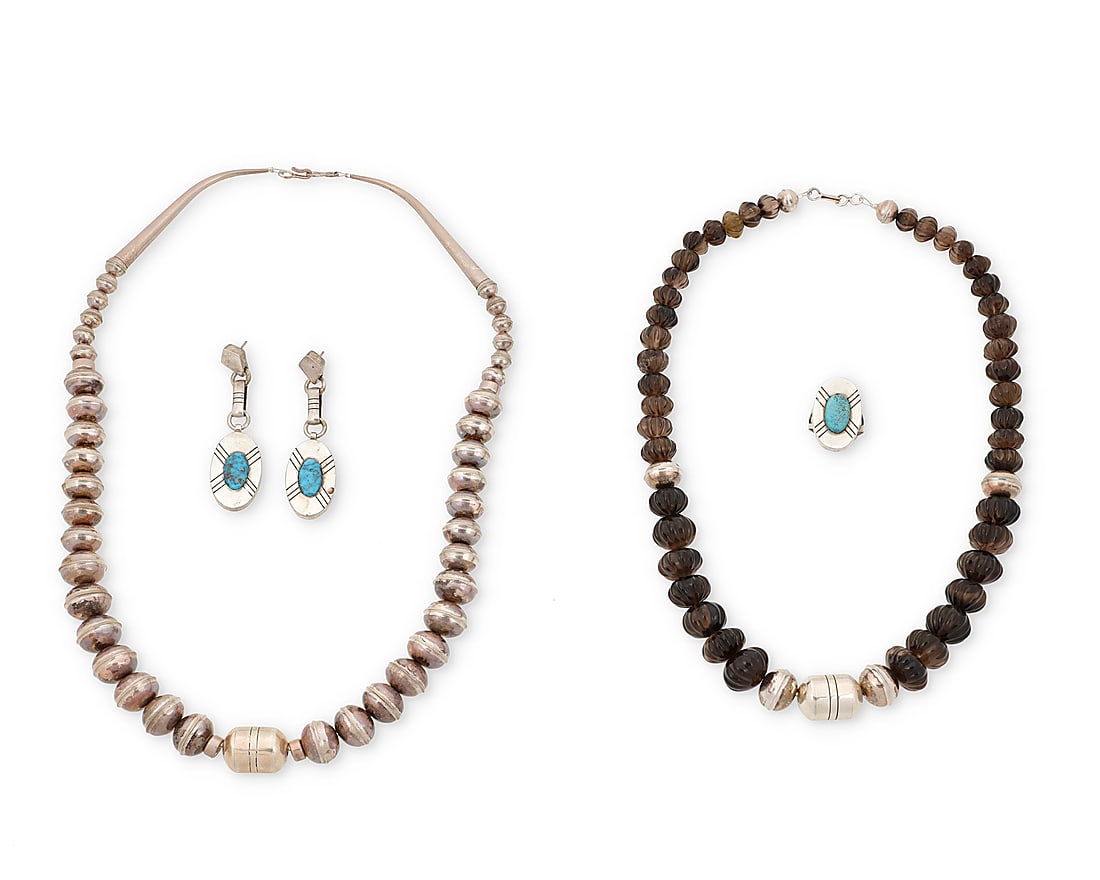 A group of Southwest silver and stone jewelry (1 of 2)
