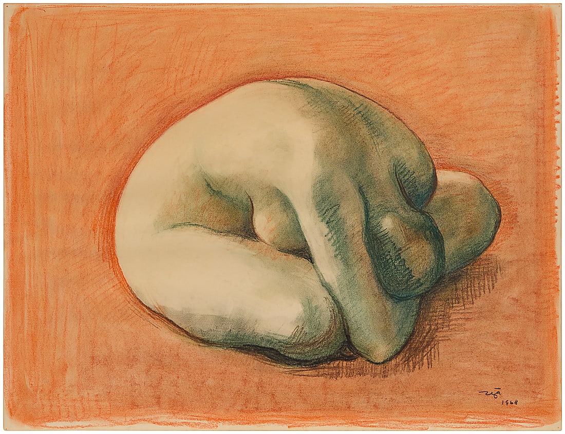 Francisco Zuniga (1912-1998, Mexican), "Desnudo de Silvia" or "Portada," 1968 (1 of 7)