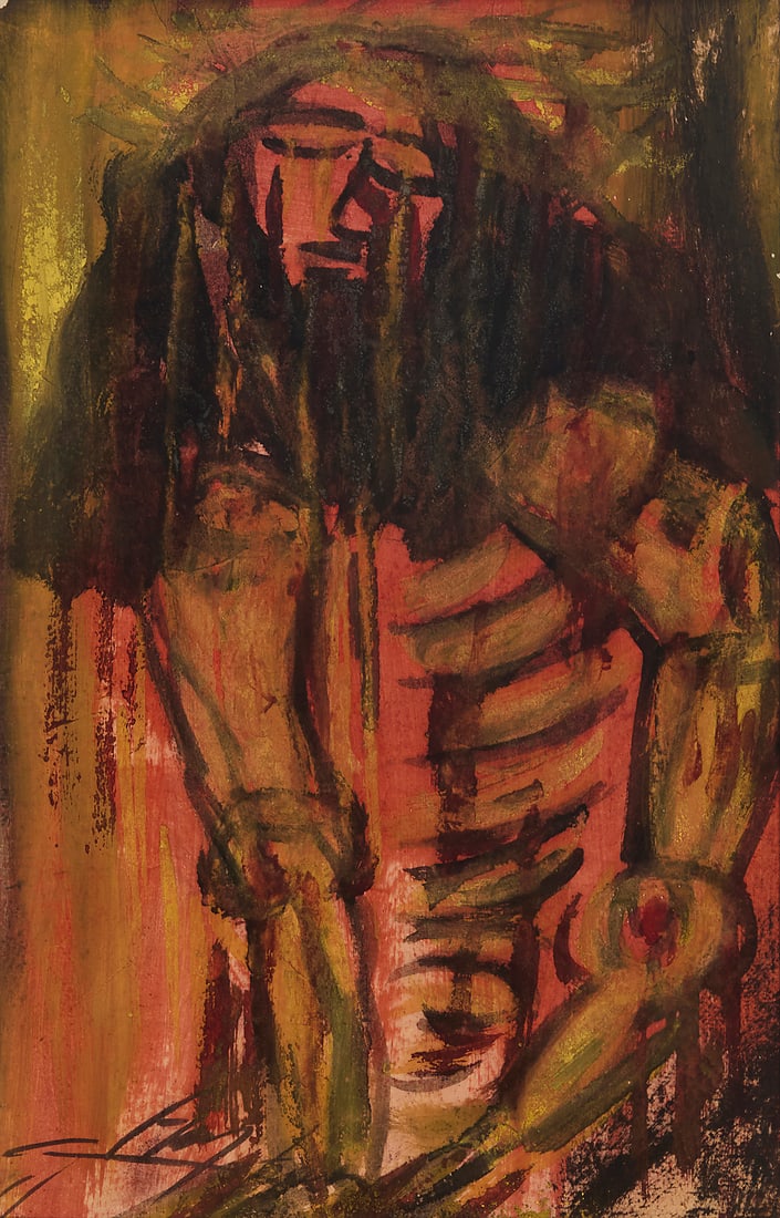 Jesus Reyes (Chucho) Ferreira (1882-1977, Mexican), "Christo," 1963 (1 of 6)