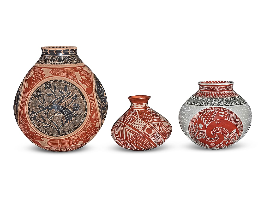 Three Mata Ortiz pottery ollas (1 of 11)