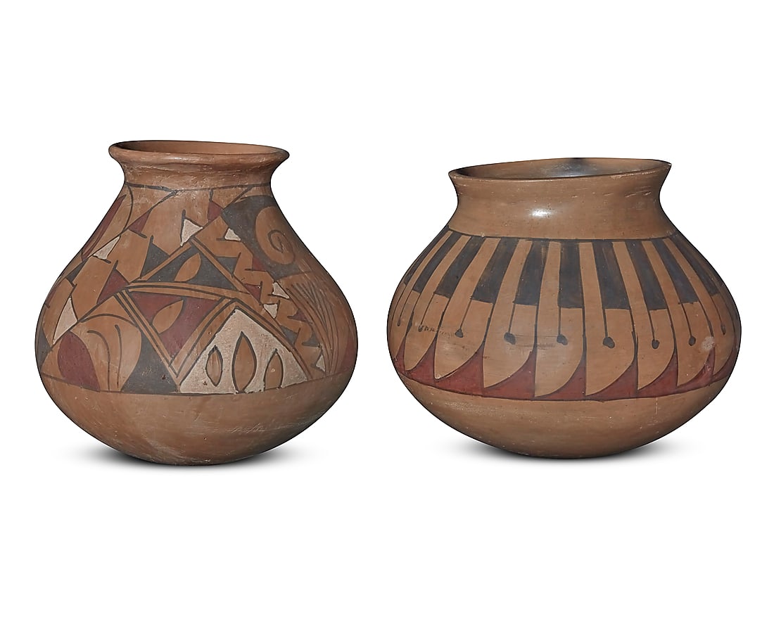 Two Casas Grandes-style polychrome pottery jars (1 of 6)