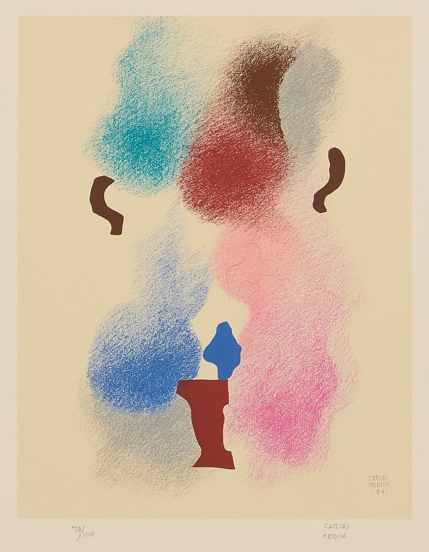 Carlos Merida (1891-1984, Guatemalan), Untitled, plate 9 from the "Cielos Luminicos" portfolio, 1941 (1 of 7)