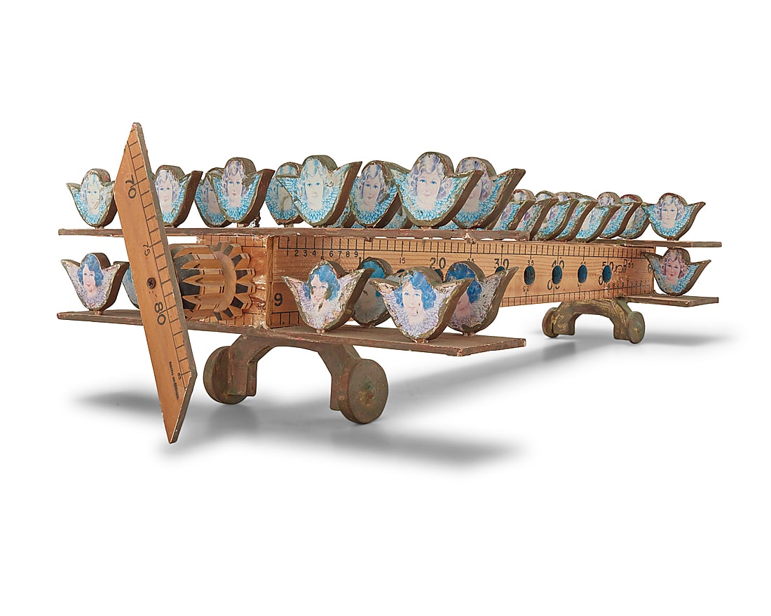 Pedro Friedeberg (1936-2026, Mexican), Untitled (An Impassive Biplane) (1 of 11)