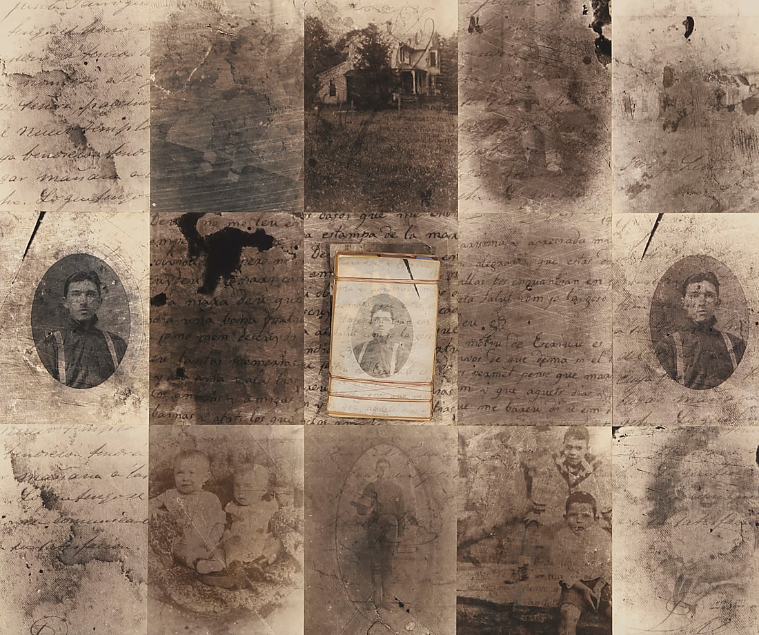 Jose Manuel Fors (b. 1956, Cuban), "Cartas de America," 1999 (1 of 5)