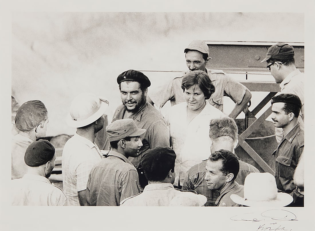 Alberto Korda (1928-2001, Cuban), Untitled (Che Guevara and crowd) from the series "Fabrica de (1 of 5)