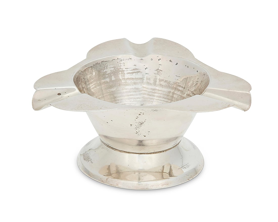 A Hector Aguilar sterling silver ashtray (1 of 4)