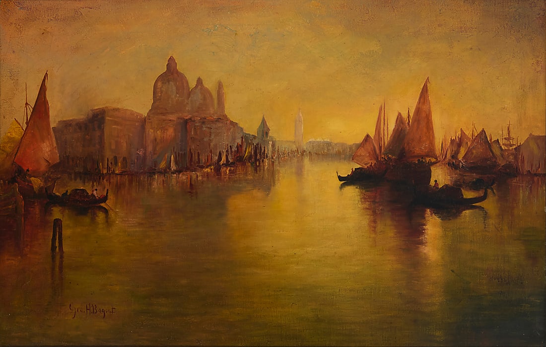 George Henry Bogert (1864-1923), The Grand Canal, Venice (1 of 6)